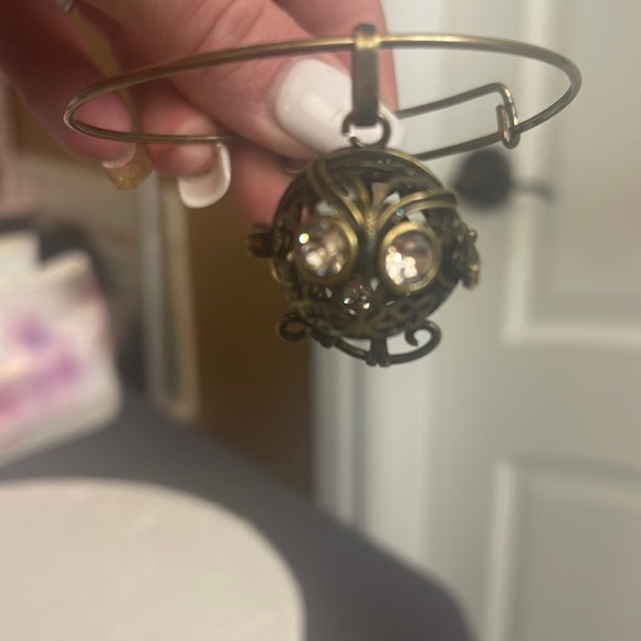 Owl Locket bracelet - Picture 1 of 4